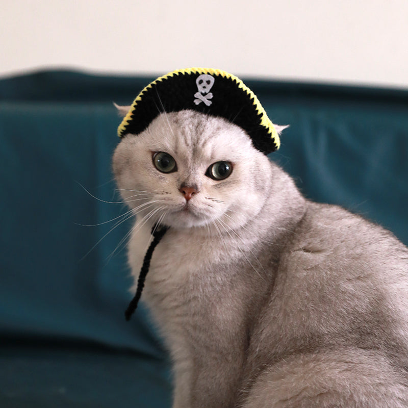 Cute Cat Hat - Pirate Captain 🏴‍☠️